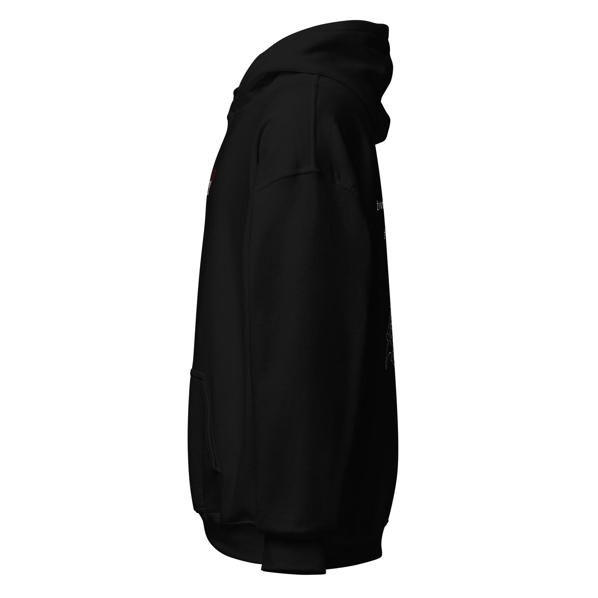 Život se žije Black Hoodie product image (3)