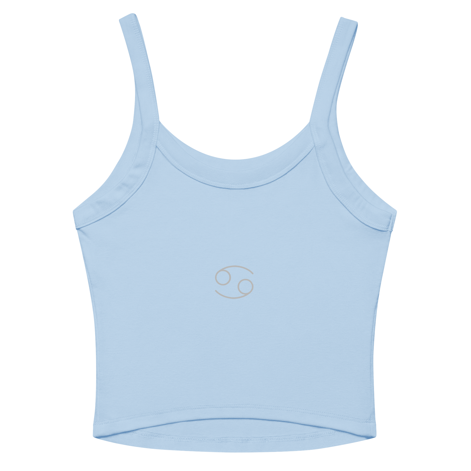 Zodiac Cancer Emblem Ribbed Tank product image (10)