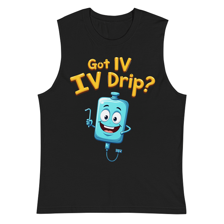 Playful IV Drip Cartoon Muscle Tank product image (3)