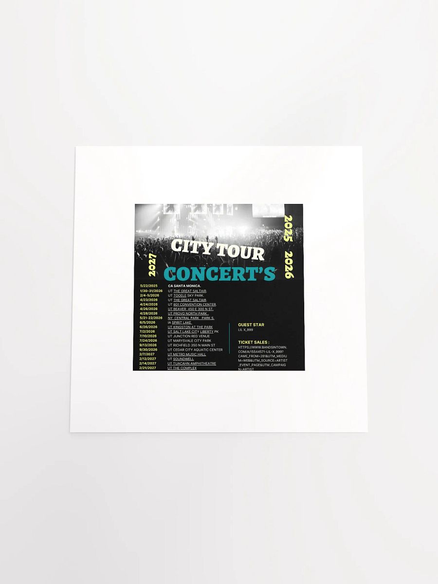 Lil x_999 Tour poster product image (7)