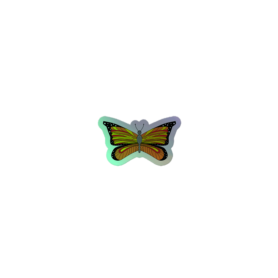 Radiant Wings Holographic Butterfly Sticker Set product image (1)