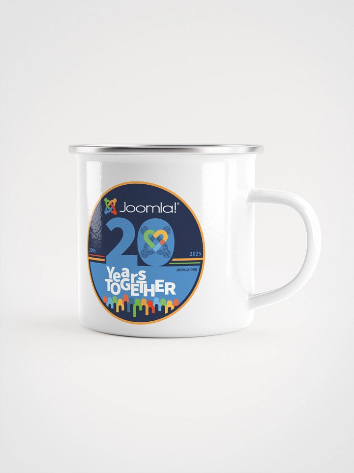 Joomla! 20th Anniversary Edition<br /> — Enamel Mug — product image (1)
