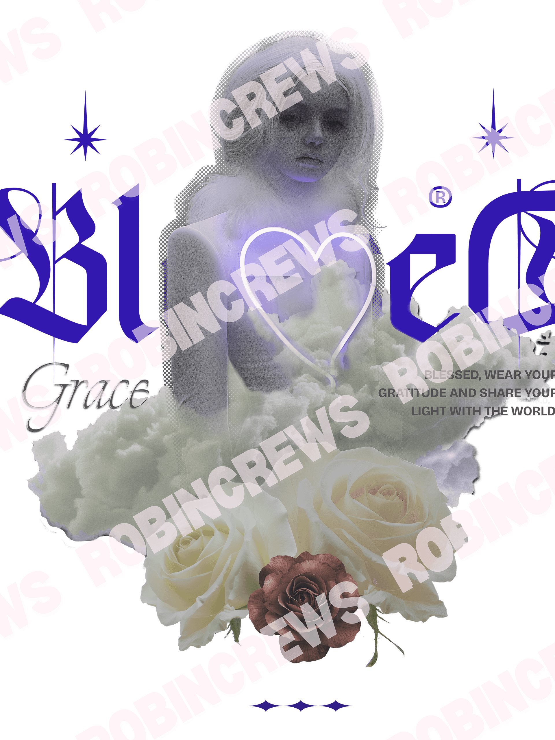 Ethereal Neon Heart T Shirt Gothic Fantasy Graphic product image (4)