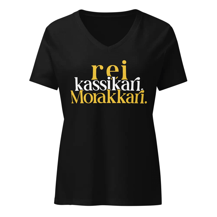 Kassikari Bella+Canvas Women's Relaxed V-Neck T-Shirt product image (13)
