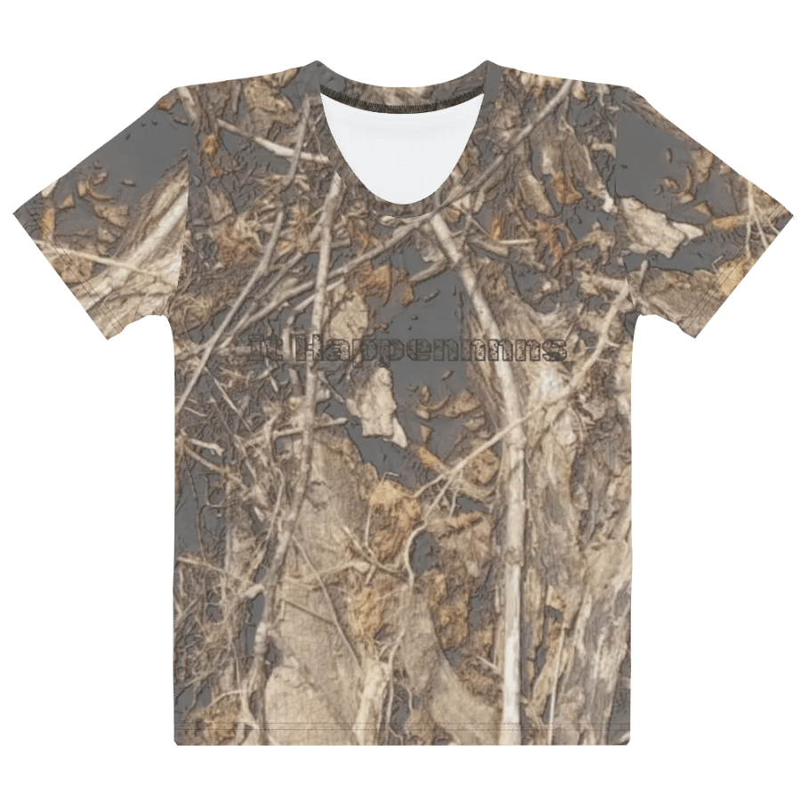 Women's Crew Neck T-Shirt - Dead Split - It Happennnns Camo product image (9)