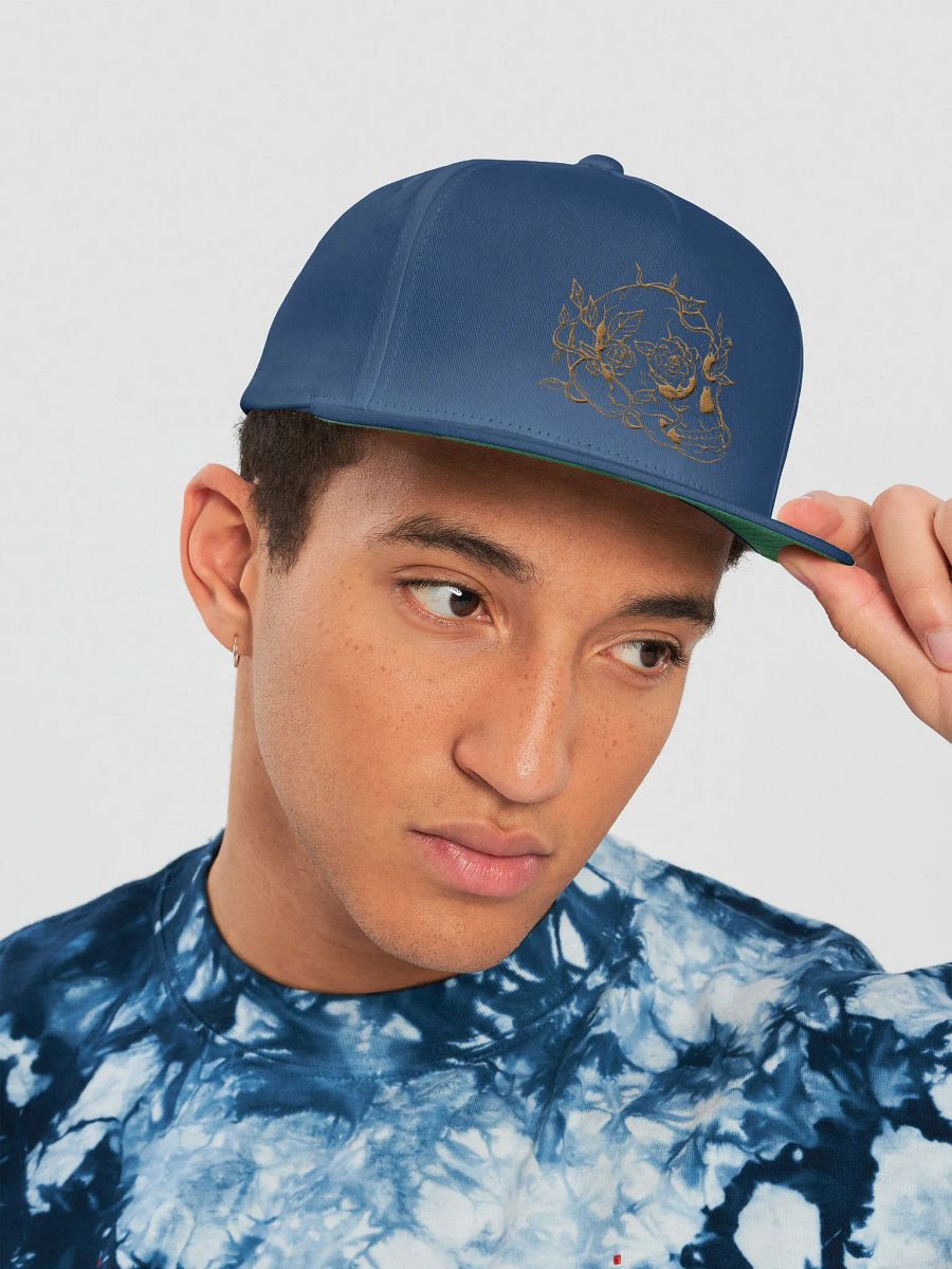 Floral Skull Snapback Cap product image (20)