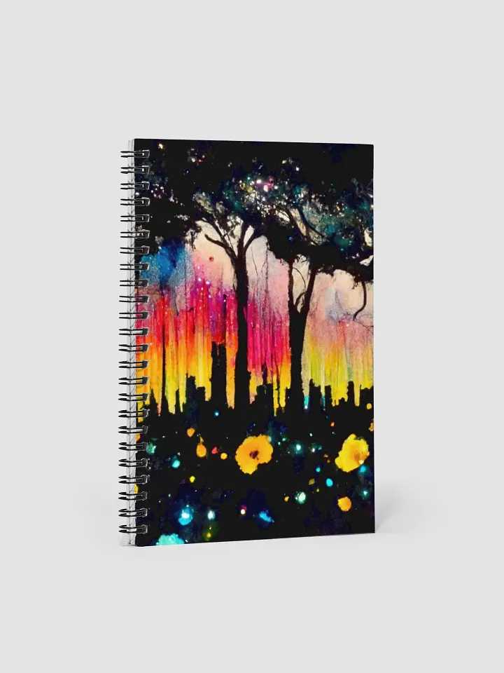 Sunset Cityscape Spiral Notebook product image (1)