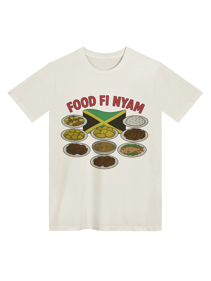 Jamaican Food Fiesta Unisex T-Shirt product image (3)