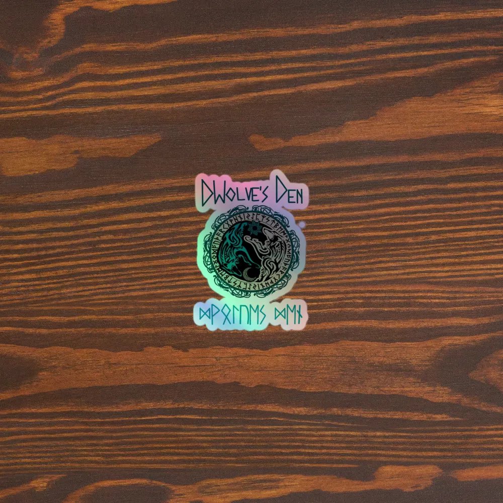 Wolves Den & Dragon Yin-Yang Holographic Sticker Sheet product image (5)