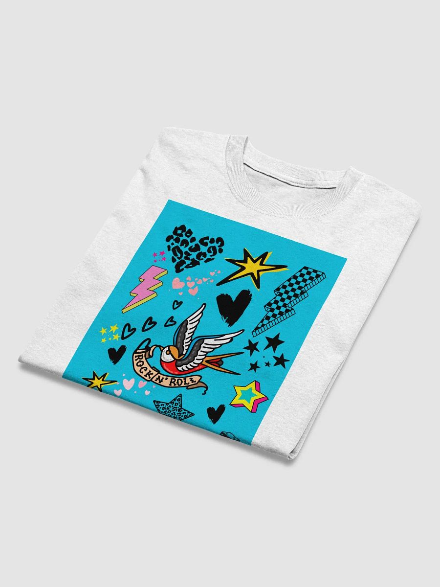 Rock 'N' Roll Tattoo Inspired T-Shirt - 100% Cotton product image (6)