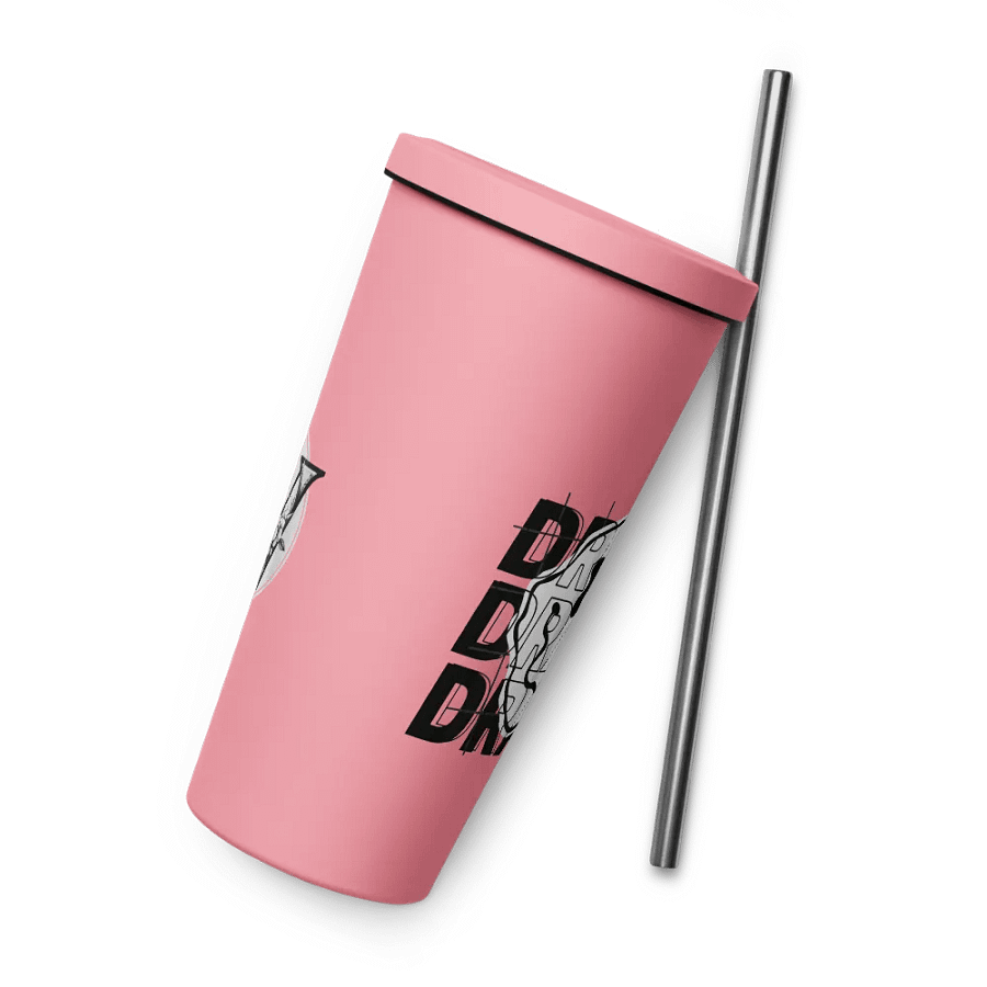 Vaso de acero inoxidable con pajita product image (6)