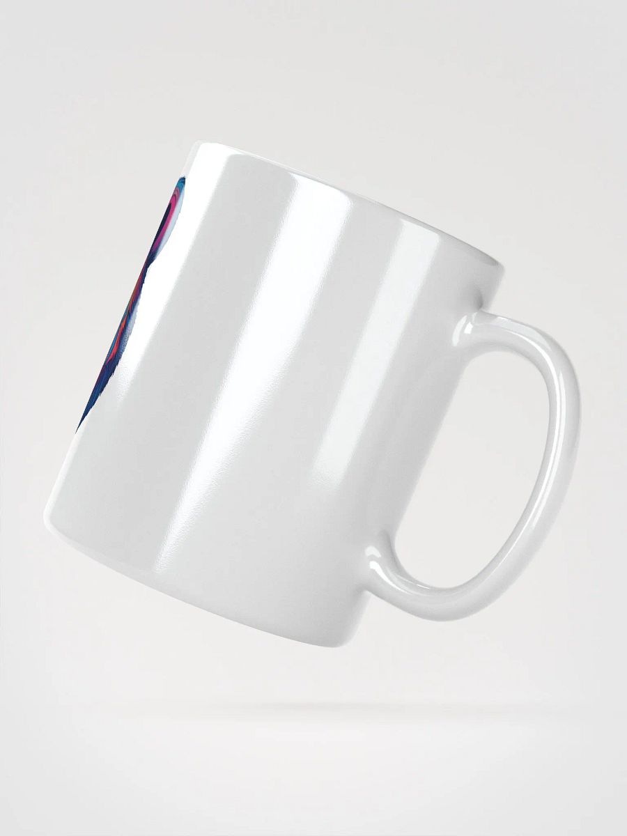 Vibrant Bear Face White Glossy Mug product image (6)