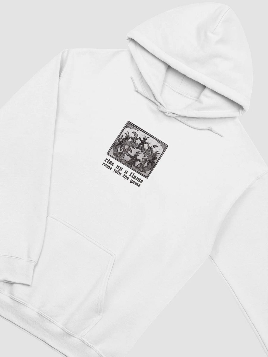 'Rise Up O Flame' Medieval Witches Hoodie (light colours / 4 colours available) product image (3)