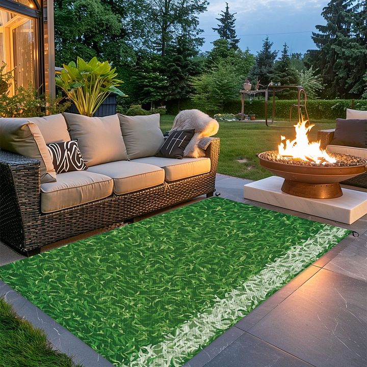 Outdoor Plastic straw Mat product image (2)