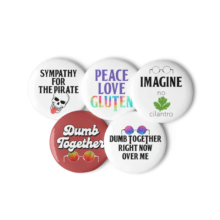 Dumb Together Pin Button Set product image (6)
