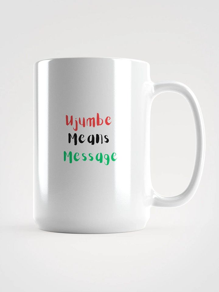Vibrant Ujumbe Means Message Mug product image (1)