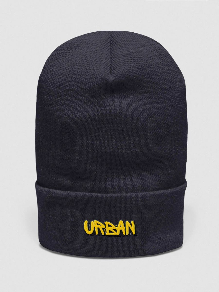 Graffiti Gold Cuffed Beanie product image (27)