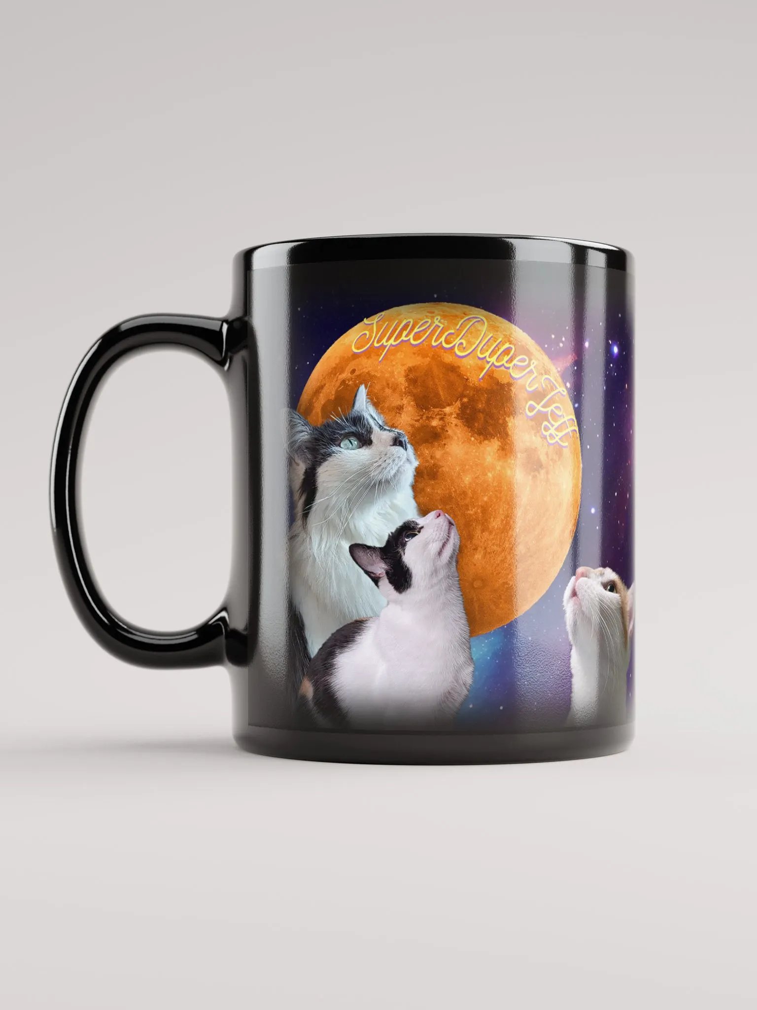 Three Cat Moon Mug product image (5)
