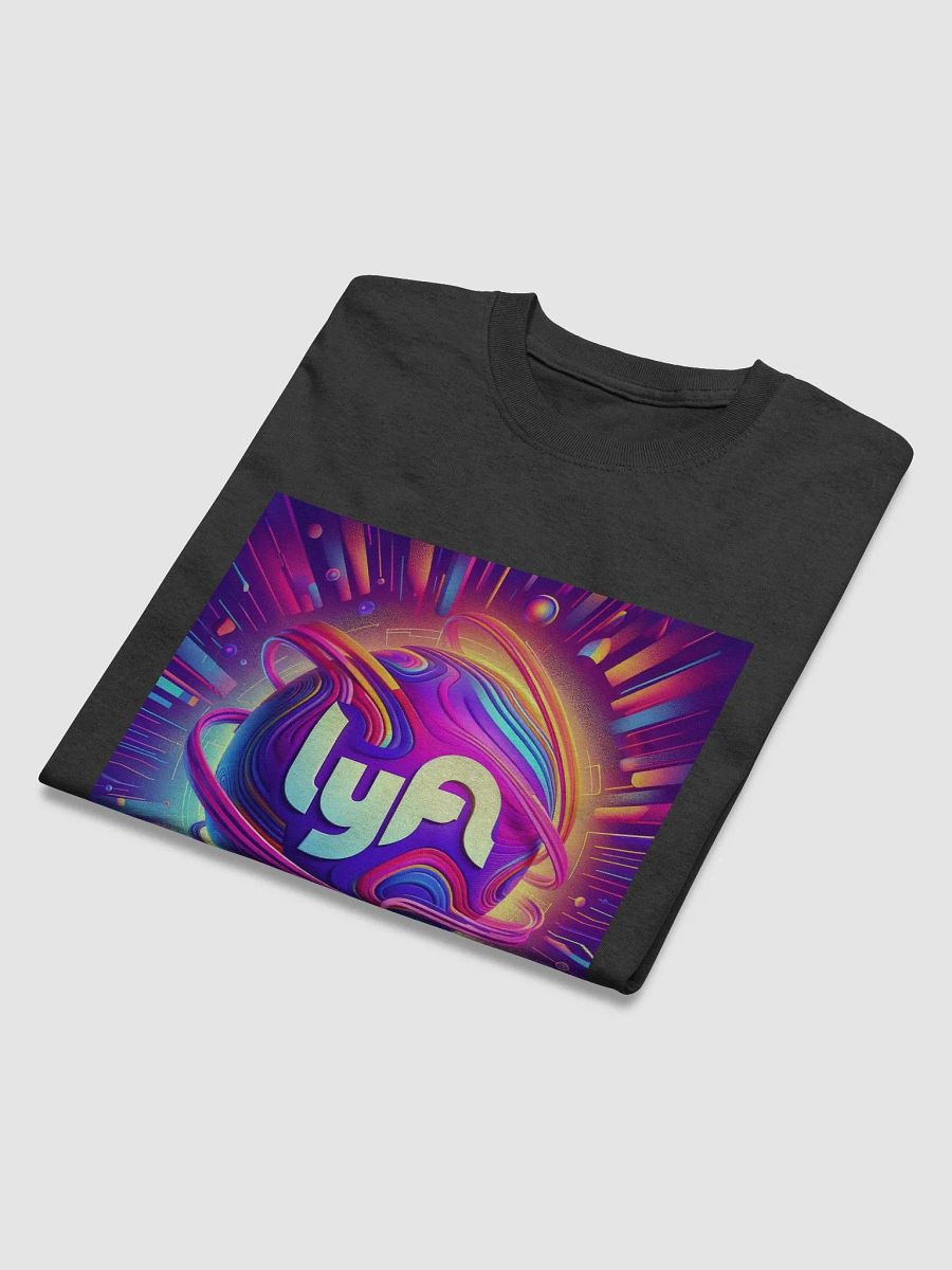 Lyft Purple logo on black shirt product image (4)