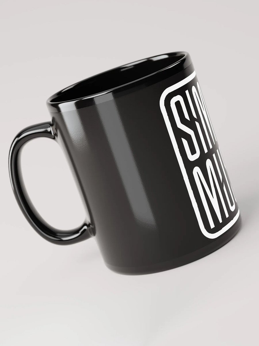 SIMPLY MUSIC Black Glossy Mug product image (5)