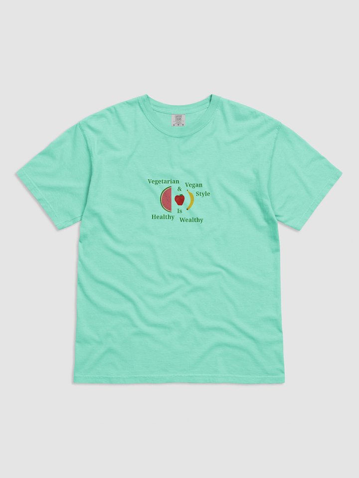 Healthy & Wealthy Vegetarian T-Shirt product image (1)