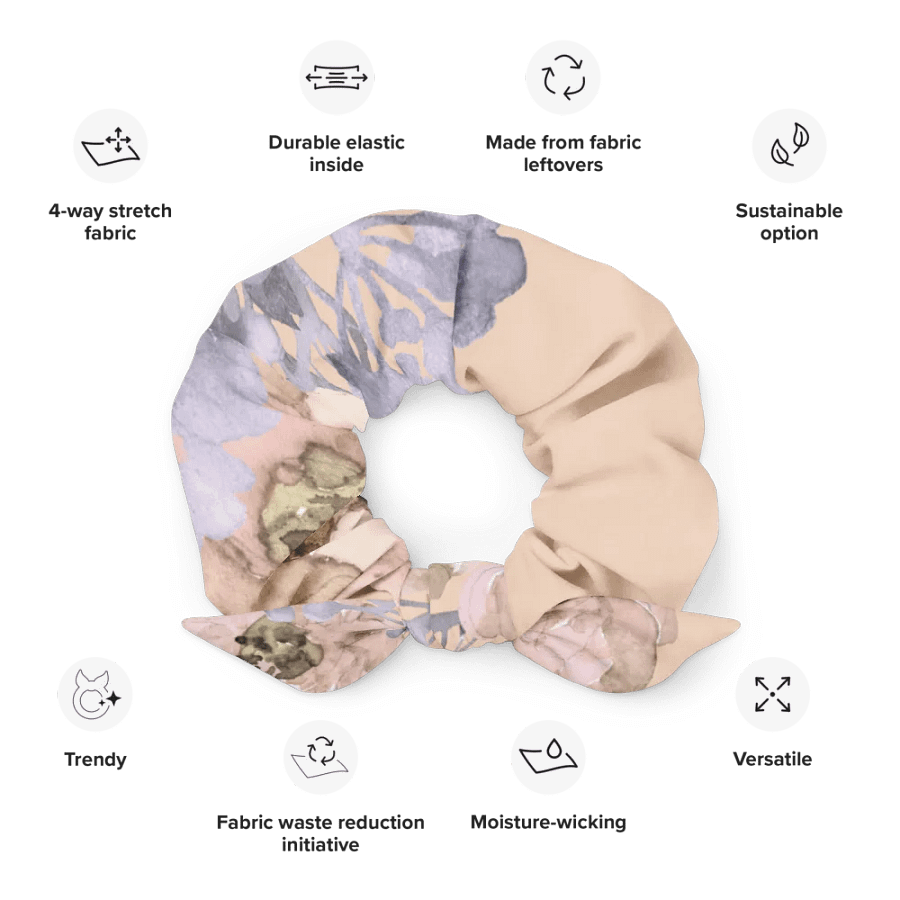 Floral Fantasy All-Over Print Scrunchie product image (9)