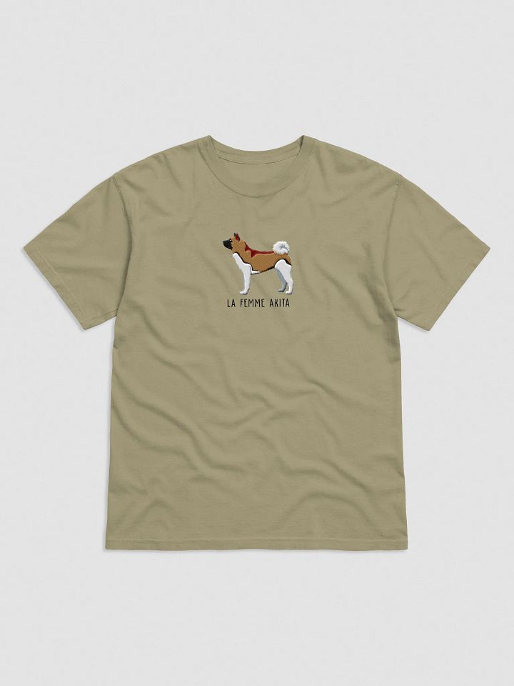 La Femme Akita T-Shirt(Embroidered) of an American Akita product image (9)