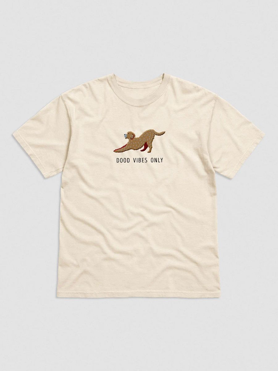 Dood Vibes Only T-Shirt(Embroidered) of a Golden Doodle product image (4)