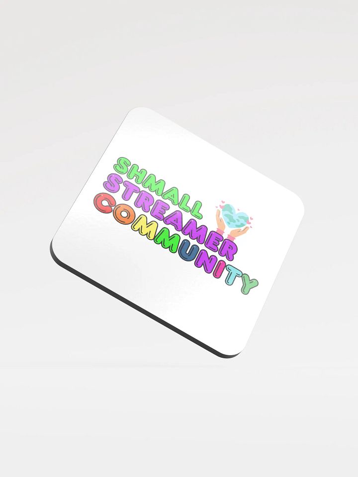 Shmall Streamer Community Glossed Cork Coaster product image (1)