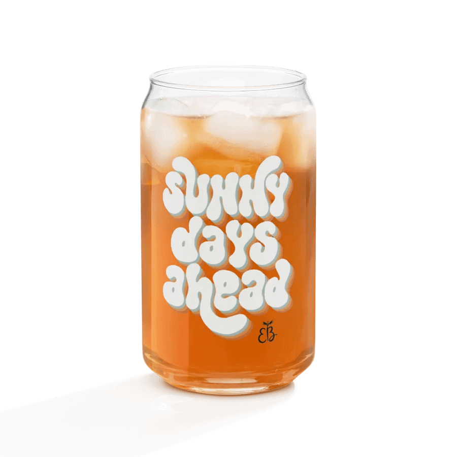 Sunny Days Ahead: Glass Cup product image (1)