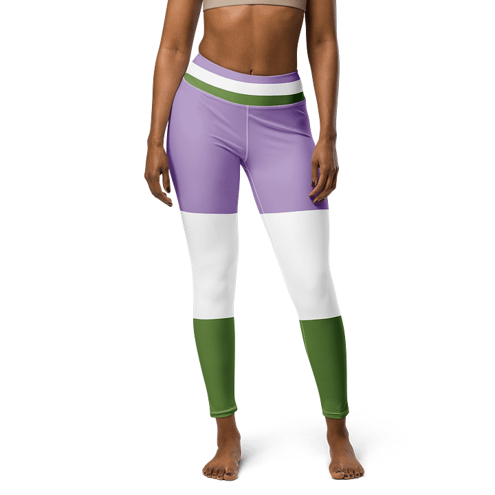 Genderqueer Pride Flag Leggings product image (1)