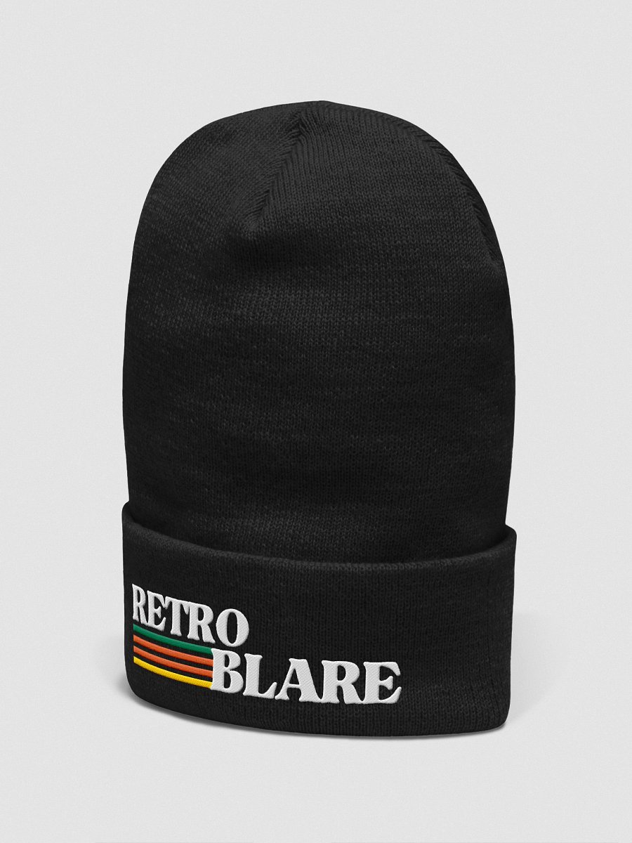 Retro Blare Logo Embroidered Beanie product image (10)