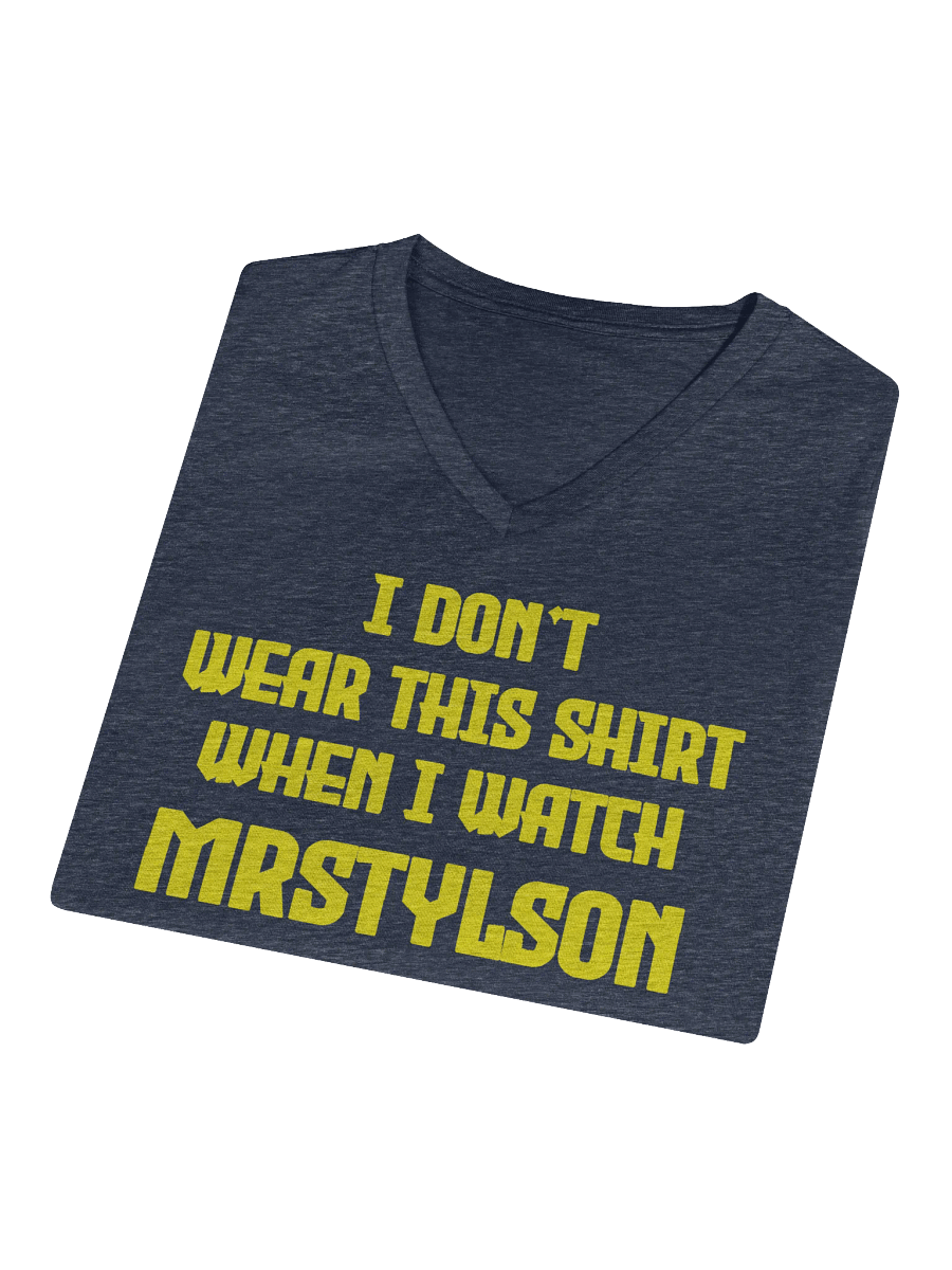 I Don't Wear This Women's V-Neck (Yellow Text) product image (27)