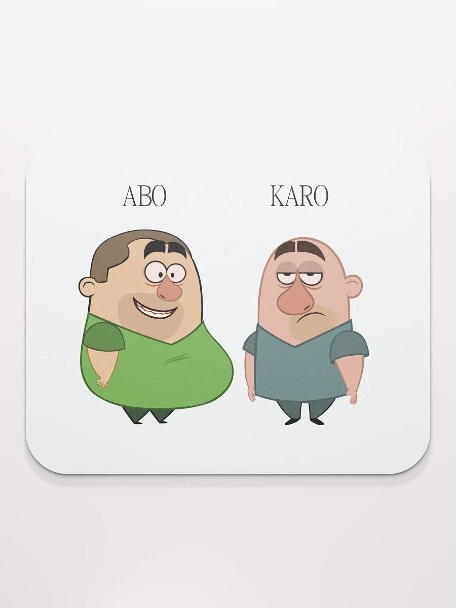 Abo and Karo - Dynamic Duo Mouse Pad product image (2)