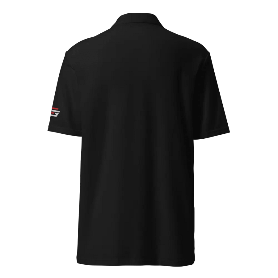DCT Shadow Wing Polo Shirt Silver on Black product image (10)