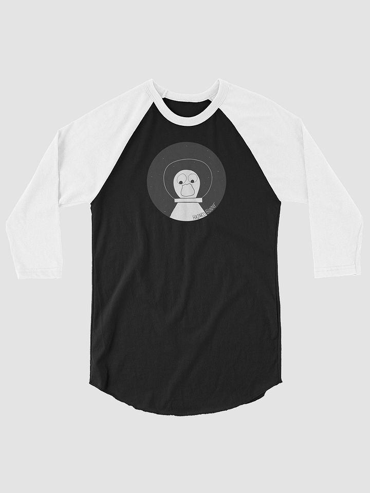 Space Duck 3/4 sleeve raglan shirt product image (1)