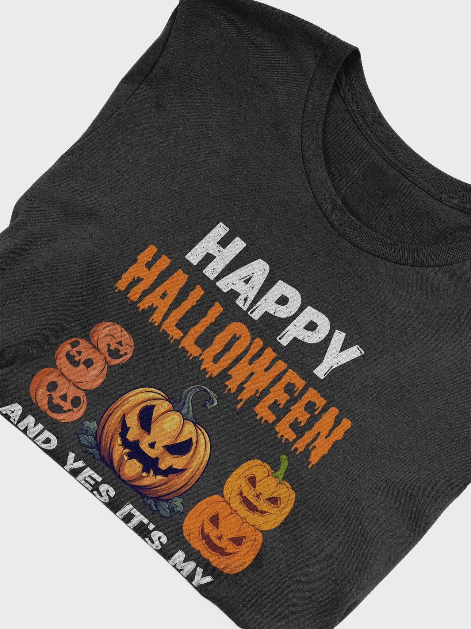 Happy Halloween And Yes It's My Birthday Funny Halloween T-Shirt product image (5)