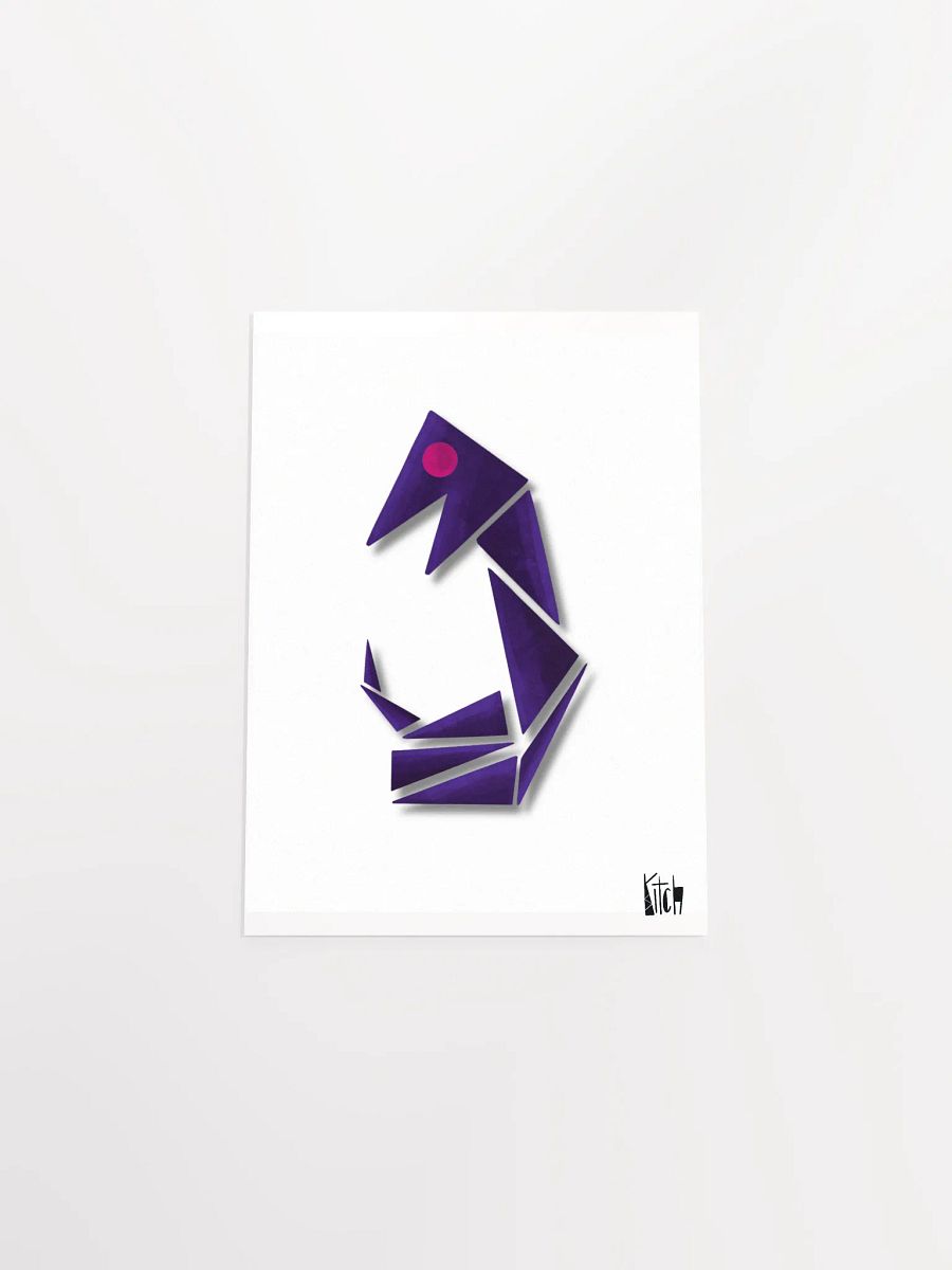 Geometric Snake Art Print product image (4)