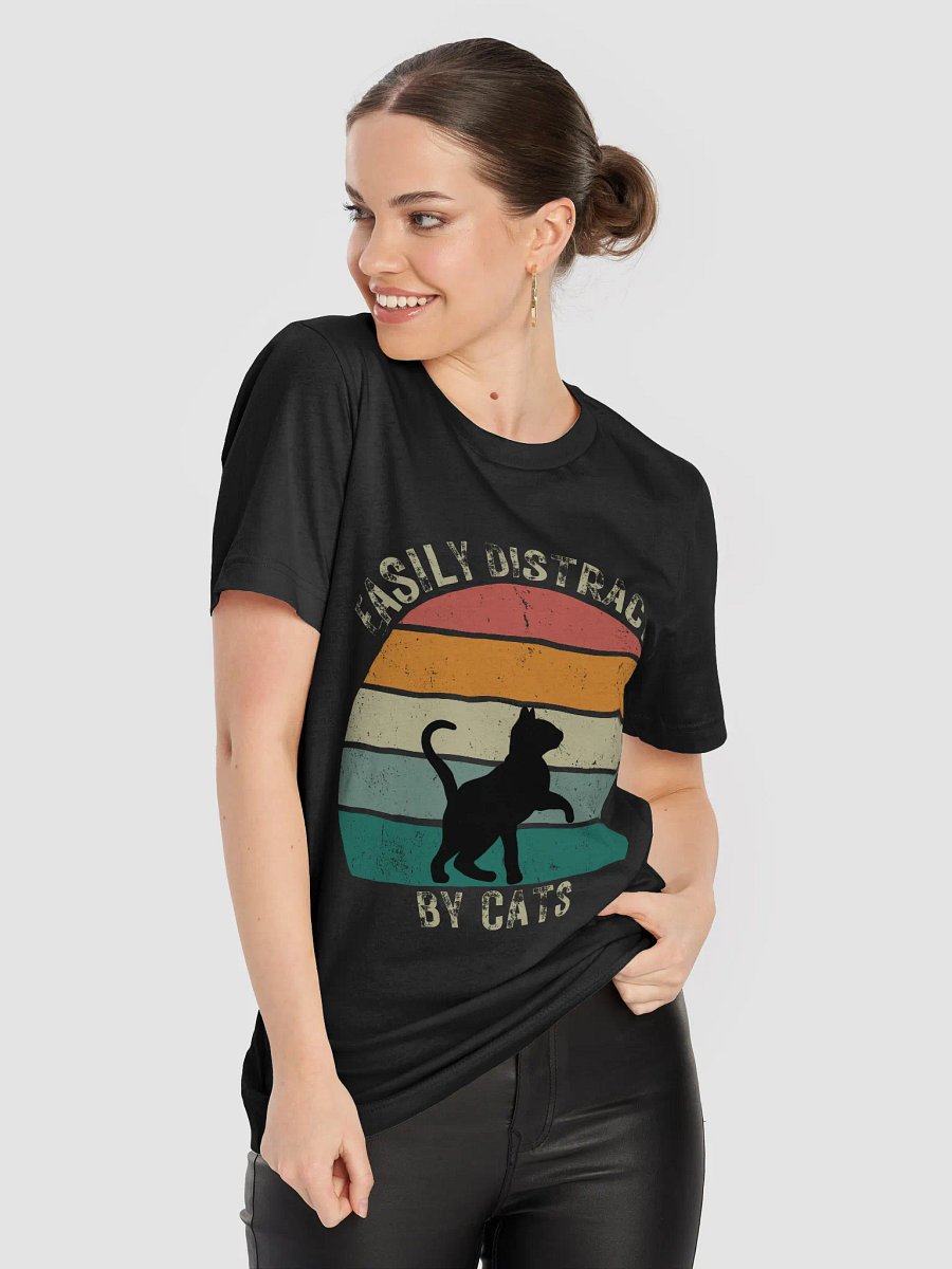 Easily Distracted by Cats T-Shirt product image (52)