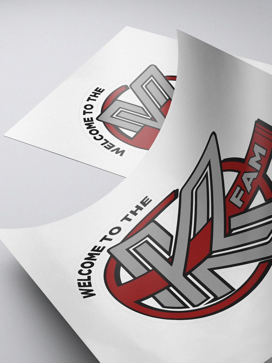 K Fam Kiss Cut Stickers Logo Stickers product image (4)