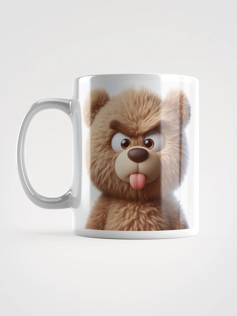 Rude Brown Teddy Bear #Humorous Mug - White product image (6)