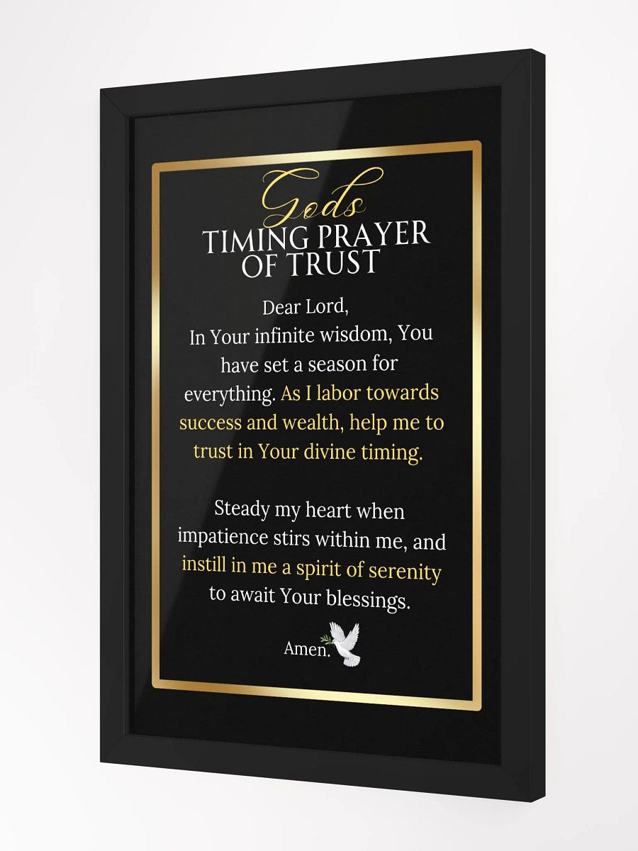 Gods Timing Prayer of Trust product image (2)