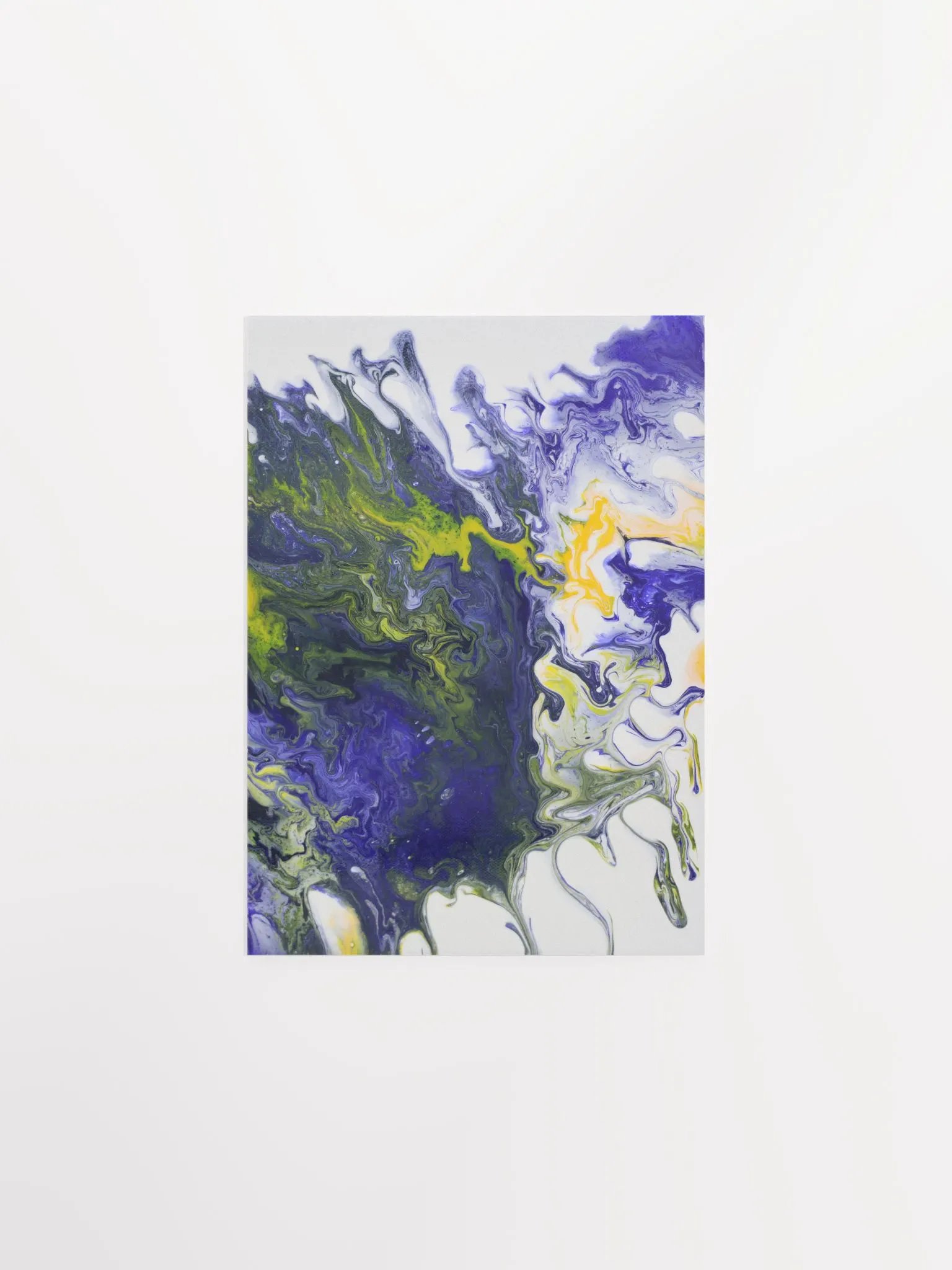 Acrylic Pour Printed Matte Poster - #13BY Design product image (1)