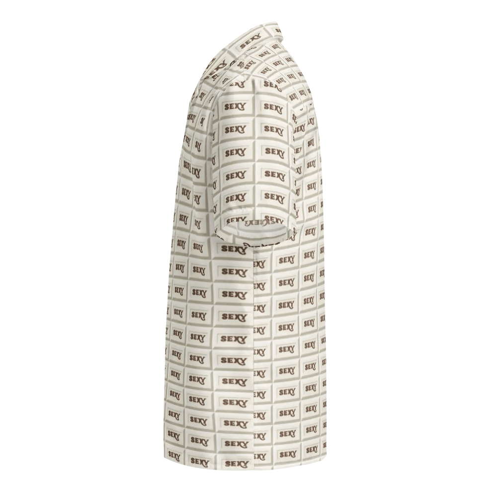 White Chocolate Bar embossed with the word 