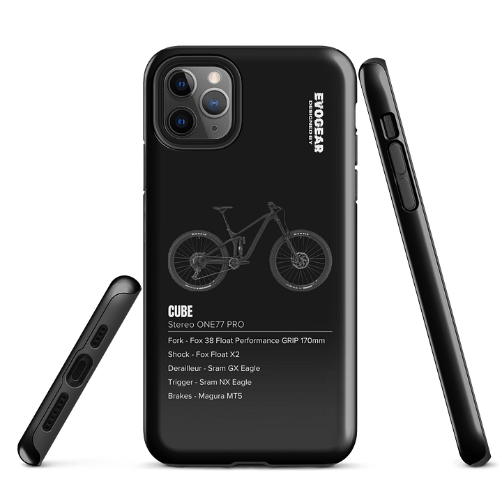 Black CUBE Stereo ONE77 PRO iPhone Case product image (5)