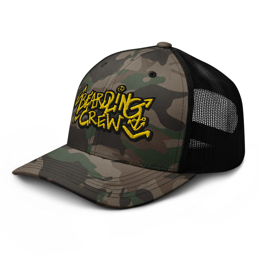 Beardling Crew - Camouflage Trucker Hat product image (2)