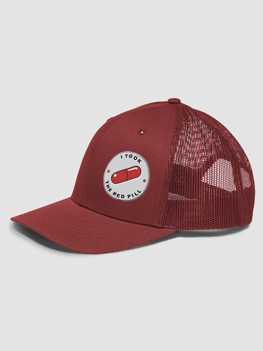 Red Pilled “Bison Staff” Trucker Hat product image (5)