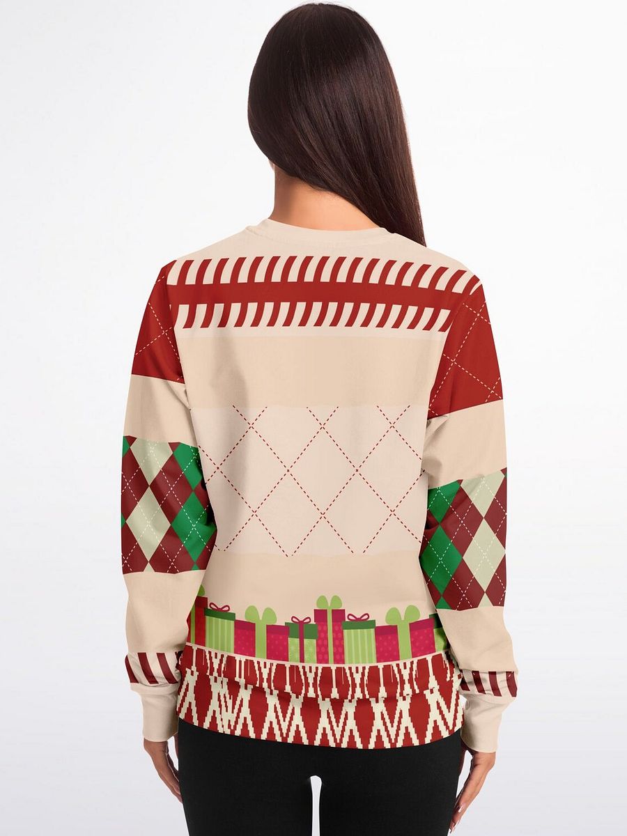 “Let’s Get Elfed Up” Funny Ugly Christmas Sweatshirt | Hilarious Elf Holiday Jumper | Drinking Humor Party Outfit product image (2)