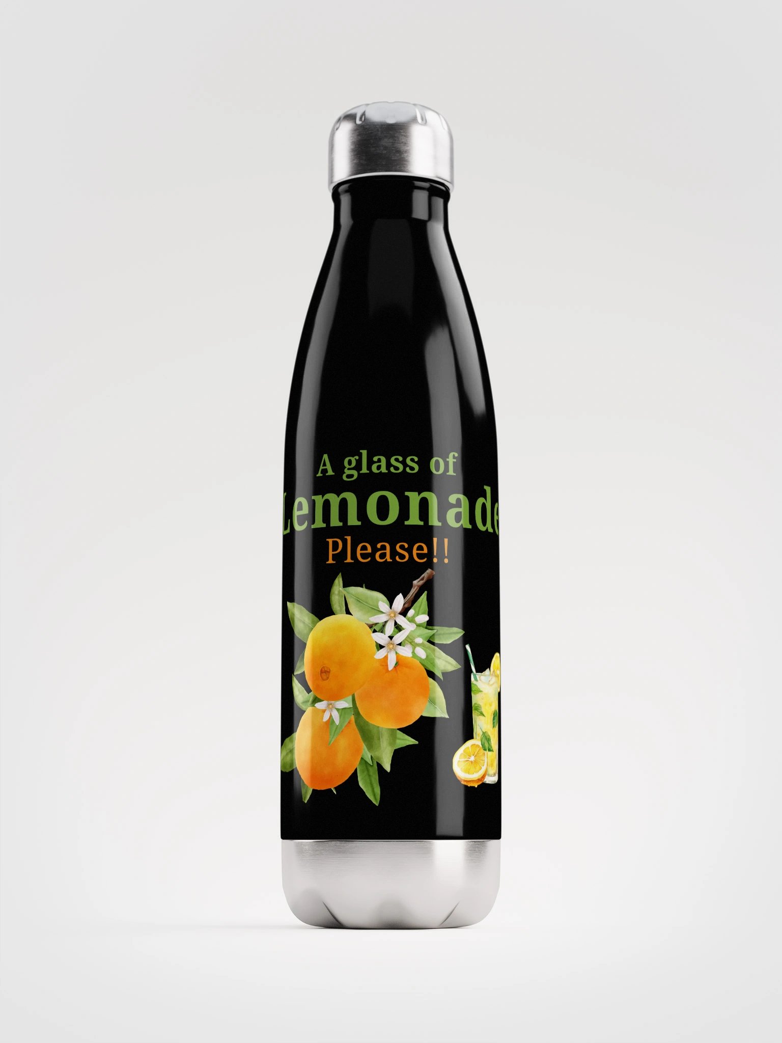 Citrus Splash Stainless Steel Water Bottle product image (1)
