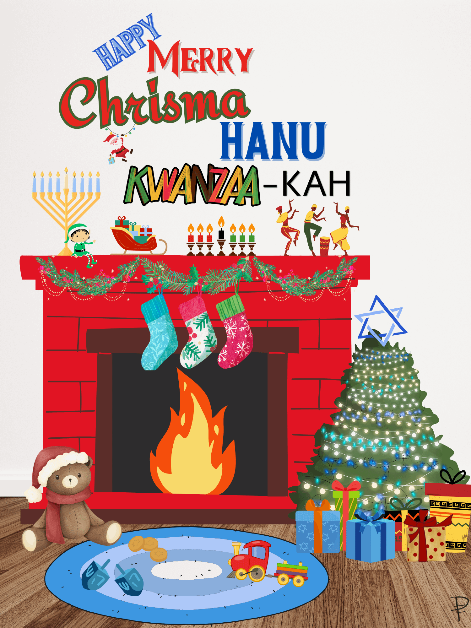 CHRISMAHANUKWANZAAKAH - YOUTH TEE product image (39)
